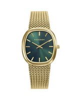 Viceroy Damenarmbanduhr Edelstahl Ip Dorado GrüNes Zifferblatt 31 Mm Quarz