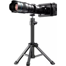 36X HD Telephoto Mobile Lens with Tripod for Iphone Samsung Smartphones 4K Clari