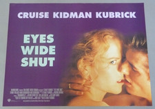 EYES WIDE SHUT (1999) ORIGINAL UK QUAD CINEMA POSTER STANLEY KUBRICK FINAL FILM