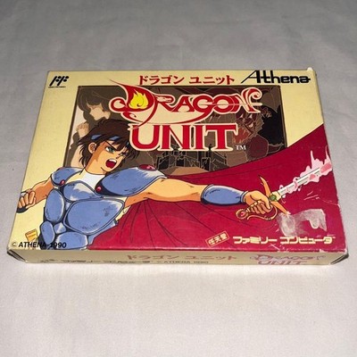 Dragon Unit Famicom FC Nintendo Athena Japan Import Action Video Game