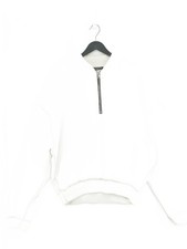 Cole Buxton Men's Hoodie M Cream 100% Cotton Pullover