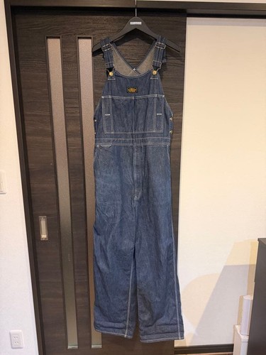 Neighborhood, NEIGHBORHOOD Denim Overalls M Vintage Workwear Blue Cotton Japan