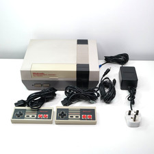 Nintendo NES Console Original With 2 Controllers & Power Supply Tested & Working