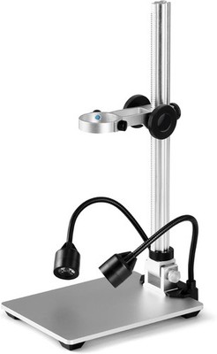 Koolertron LCD Microscope Stand 12in Arm Dual Lights PCB