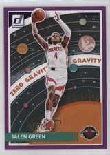 2023-24 Panini Donruss Zero Gravity Purple Press Proof Jalen Green #6 5cb
