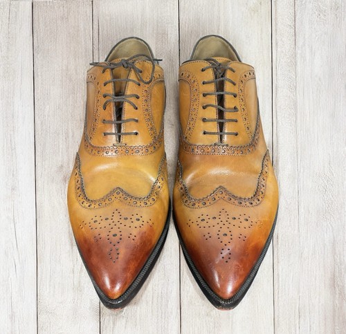 CHRISTIAN LOUBOUTIN HOMBRE’S BROGUE PRIMO PLATERISSIMO OXFORD TALLA 42 1/2 EE. UU. 9 1/2 - Imagen 3 de 10