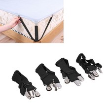 4PCS Elastic Bed Sheet Grippers Bed Sheet Clips Mattress Cover Blankets Holder