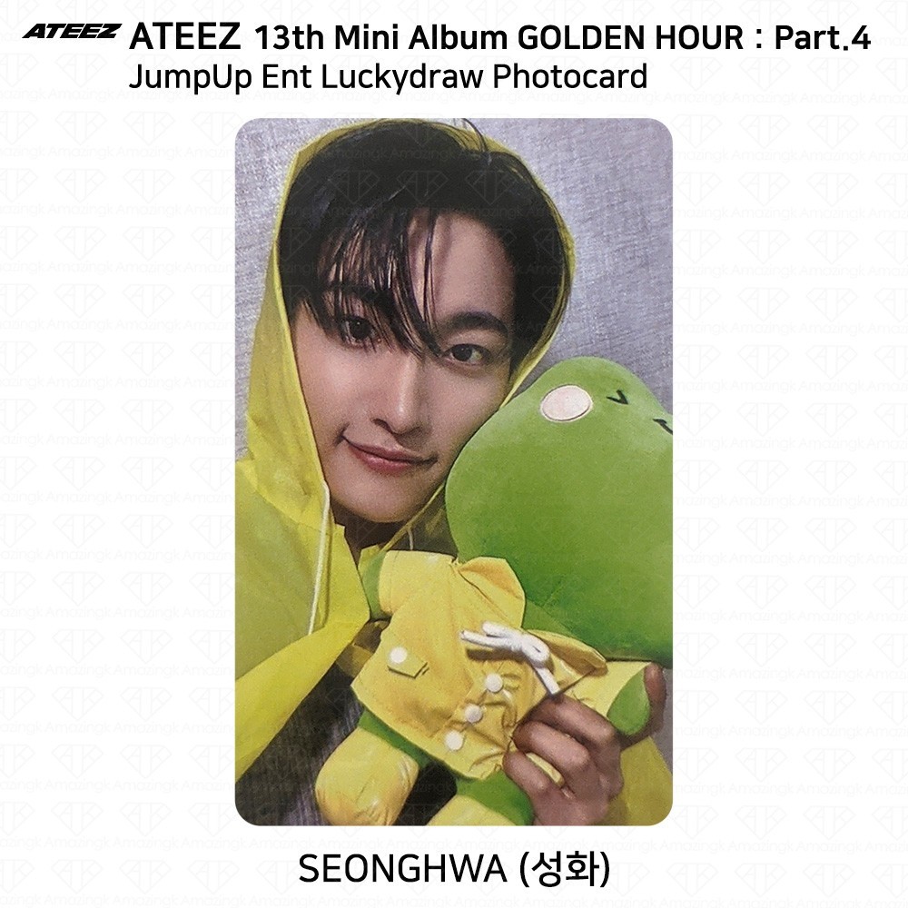 ATEEZ 13th Mini Album Golden Hour Pt.4 JumpUpEnt Lucky Draw