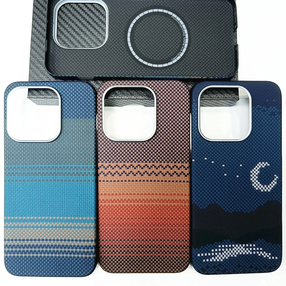 Genuine Aramid Fiber Magsafe Case For OnePlus 15 Sunset Moonrise Hard Thin Cover - Image 2 of 4