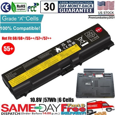  6 Cells Laptop Battery for Lenovo Thinkpad T410 T420 T510 T520 SL410 SL510 W510