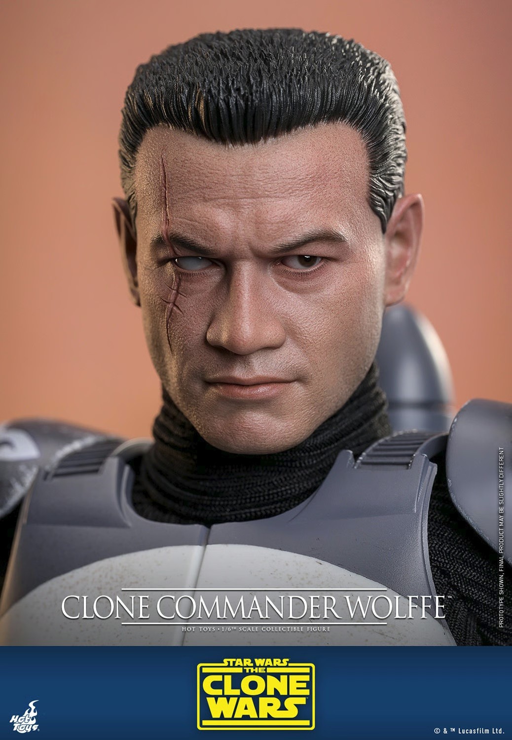 Hot Toys Star Wars Clone Wars TMS141 Commander Wolffe 1/6 Figure IN STOCK!!