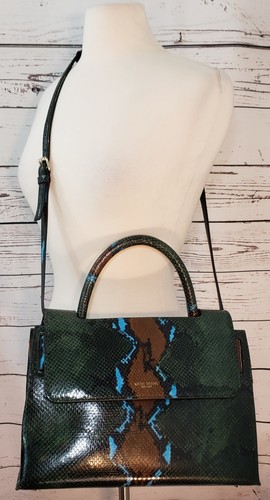 Henri Bendel Python Snake Leather Bag, Limited Edition, WAS $1,000 *NEW & RARE!* - Picture 2 of 17