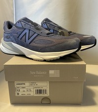 Image of New Balance 990v6 Mens 12 Casual Sneakers Purple White Grey Made in USA NEW