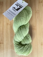 Juniper Moon Farm Moonshine Yarn Worsted #29 Lime Wool/Alpaca/Silk NWT