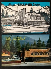 [2] Tally Ho Motel Stateline South Lake Tahoe California [both posted]