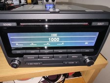 VW HEAD UNIT CADDY GOLF TIGUAN RCD-310 MP3 CD RADIO PLAYER 1K0035186AN 