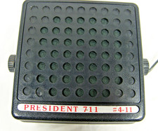 PRESIDENT 711 4-11 4" CB RADIO EXTERNAL SPEAKER WORKS GREAT    