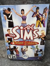 The Sims Deluxe Edition PC Game Complete Unopened 2002
