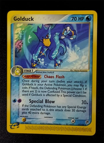 Golduck 17/100 Non Holo Rare EX Sandstorm LP+ With Free eBay Shipping