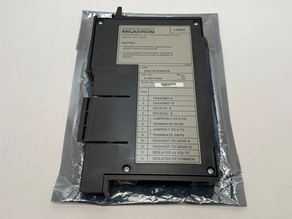 Cincinnati-Milacron 3-700-0156A RSIO Interface REV G 37000156A - Image 2 of 4