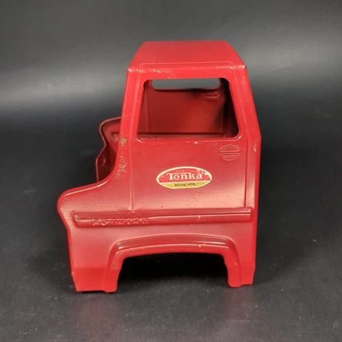 Tonka Turbine Cab Body Red Cement Tanker Car Carrier
