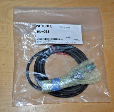 NEW KEYENCE ~ MU-CB8 ~ SENSOR-TO-CONTROLLER CABLE PLC AUTOMATION  ~  (J)