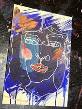 Giclee Fine Art Print Of Mixed Media Original 4x6in Signed By The Artist