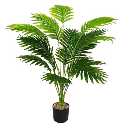 Palmera Areca Artificial de Seda en Maceta, Decoración para el Hogar