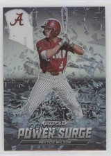 2021 Panini Prizm Draft Picks Power Surge Silver Peyton Wilson #PS-PW 00gy