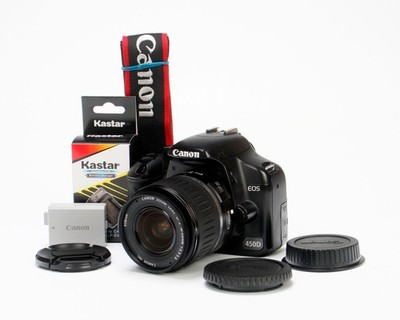 Canon EOS 450D/ Rebel XSi 12.2MP DSLR, 18-55mm f/3.5-5.6  Lens