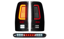 LED Tail Lights Assembly  3rd Third Brake Cargo Lamp Fit for GMC Sierra 1500...