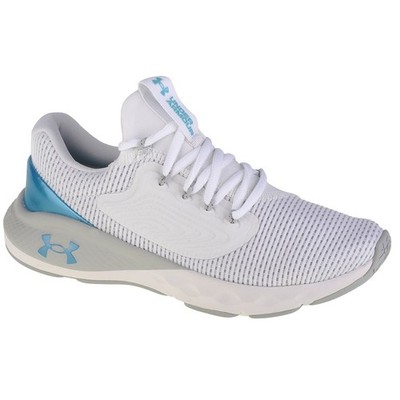 Schuhe Lauf Damen Under Armour Charged Vantage 2 3025406100 Weiß-Hellblau