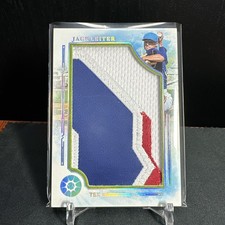 2/10 JACK LEITER HOLO SILVER MASSIVE MATERIALS 2025 Boys Of Summer #MM-JL TEXAS