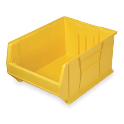 Quantum Storage Systems Qus975yl Storage Bin, Polypropylene/Polyethylene,