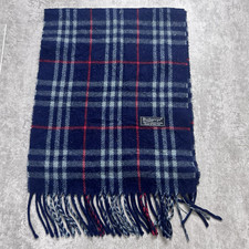 Vintage 1980er Burberry Schal 100% Lambswool