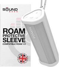 Heavy Duty Protective Silicone Carrying Case for Sonos Roam 2  New White Color