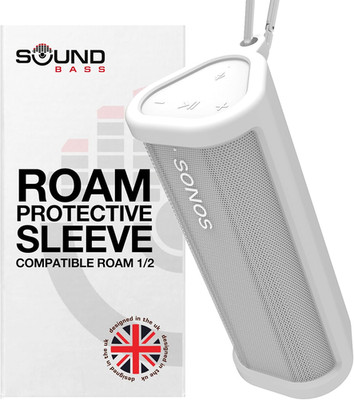 Heavy Duty Protective Silicone Carrying Case for Sonos Roam 2 | New White Color 