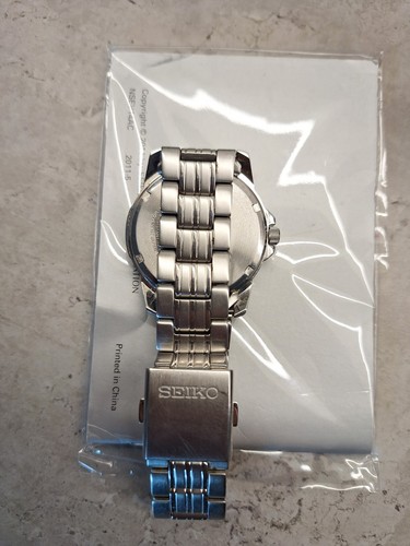 Seiko Solar Mens S/S Watch SNE093P1 V158-0AD0 - Picture 7 of 7