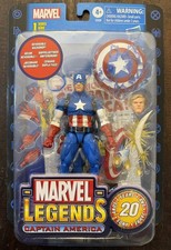 Marvel Legends Series 20th Anniversary Captain America 6 New Factory Sealed