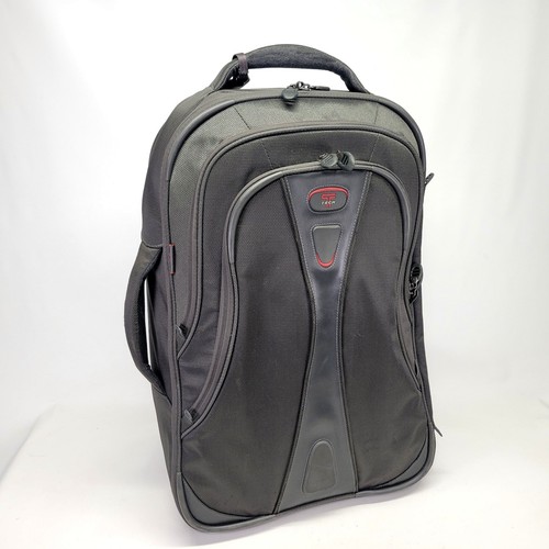 Tumi T Tech Pulse 22 in Carry On Rolling Wheeled Suitcase Luggage Bag Gray