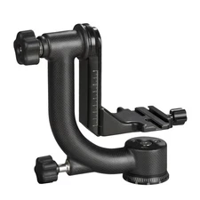 Movo GH800 Carbon Fiber Professional Gimbal Tripod Head with Arca-Swiss Quick