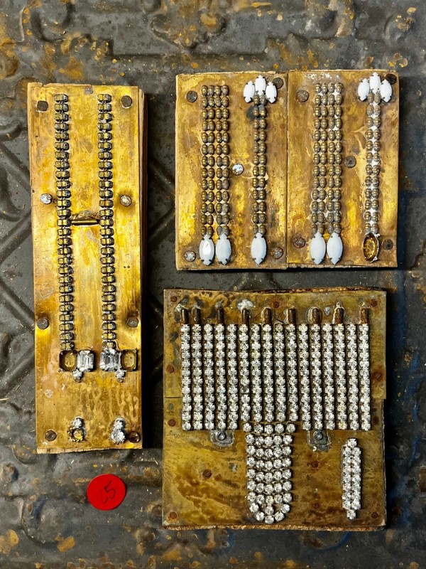 Vintage Jewelry Decor, Rare One of a Kind Sample from Jewelry Warehouse lot25