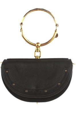 CHLOÉ BEUTELTASCHE SCHWARZ NIL KLEIN LEDER