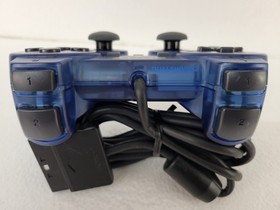 PlayStation 2 PS2 OEM Sony DualShock 2 Controller Ocean Blue Clear Working