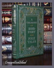 Treasury of Irish Fairy and Folk Tales New Sealed Leather Bound Collectible Gift