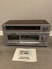 Vintage SOUNDESIGN Model 5642 Radio Tape Player/Recorder With Manual