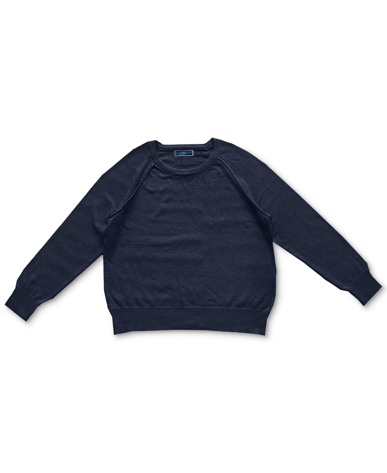 Karen Scott Women's Crewneck Cotton Sweater (Small, Intrepid Blue)