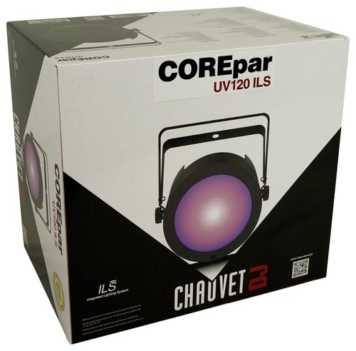 Chauvet DJ COREpar UV 120 ILS UV COB LED D-Fi USB DMX Par Can Wash Light+Remote - Picture 7 of 12