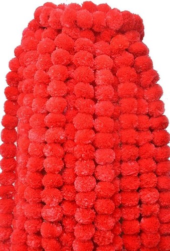 200 Pcs Lot Indian Artificial Marigold Flower Garland Wedding Christmas Decor - 第 12/53 張圖片