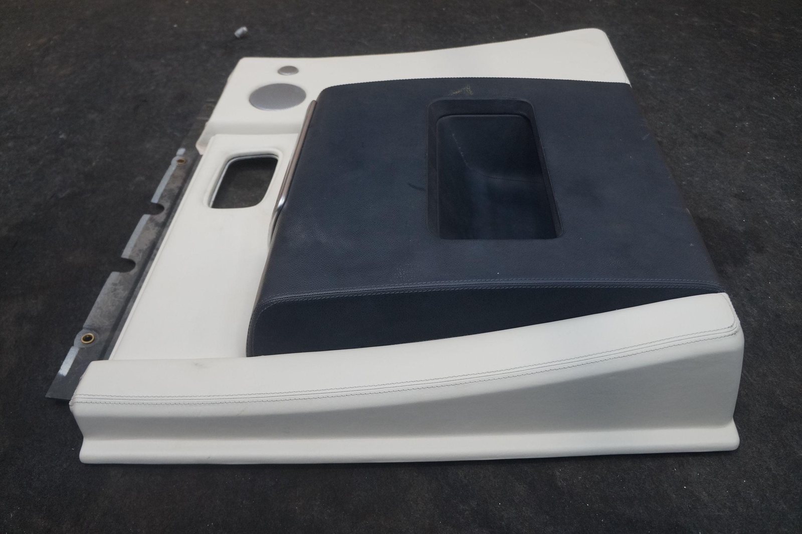 Rear Left Interior Door Trim Panel Blue Cream OEM Rolls Royce Phantom 2004